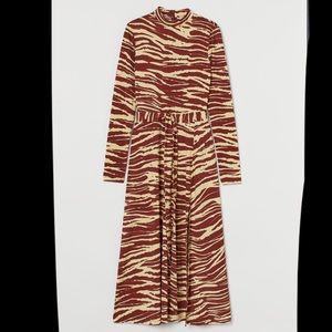 Soft jersey print dress